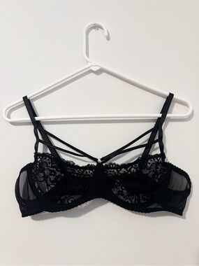 Avidlove Black Sheer Lace Bra